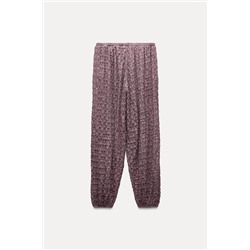 TEXTURED TROUSERS