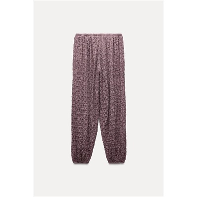 TEXTURED TROUSERS