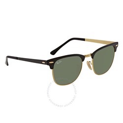 Ray-Ban  Clubmaster Metal Green Square Unisex Sunglasses