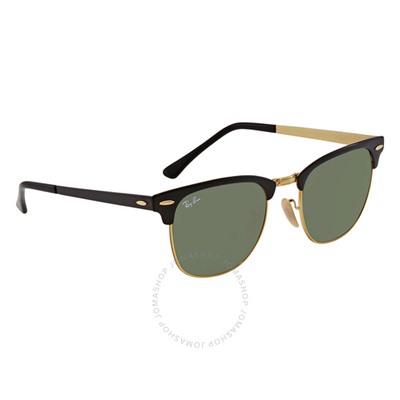 Ray-Ban  Clubmaster Metal Green Square Unisex Sunglasses