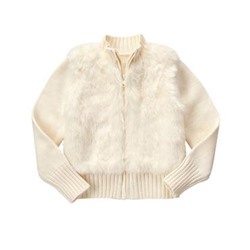 Faux-Fur Cardigan