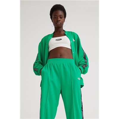 Oversized Sportjacke Grün/No Fear