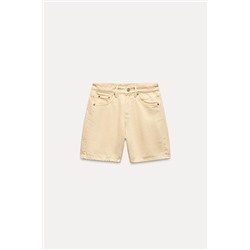 TRF MID-RISE DENIM BERMUDA SHORTS