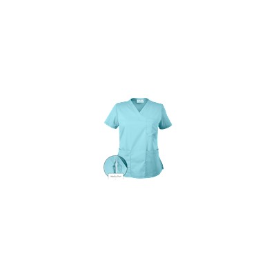 UA Butter-Soft STRETCH V-Neck Media Scrub Top
