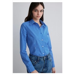Mavi, Pötikareli Gömlek Slim Fit / Dar Kesim 1211225-83150