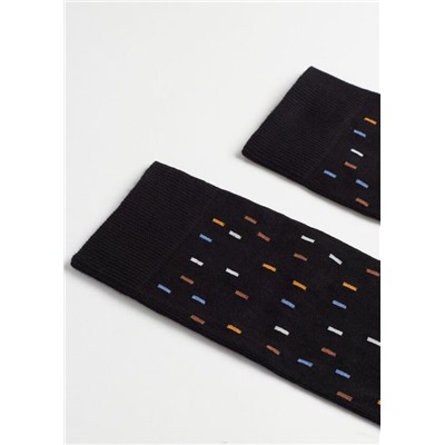Kurze Herren-Baumwollsocken mit Muster