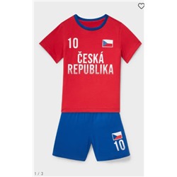 Shorty-Pyjama - Bio-Baumwolle - 2 teilig