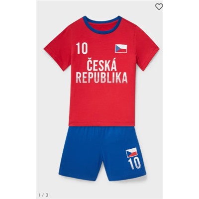 Shorty-Pyjama - Bio-Baumwolle - 2 teilig