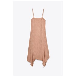 ZW COLLECTION EMBROIDERED ASYMMETRIC DRESS