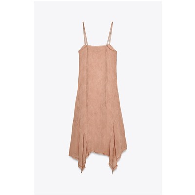 ZW COLLECTION EMBROIDERED ASYMMETRIC DRESS