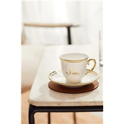 Lena 4'lü Kahve Fincan Takımı - Renkli - 90 ml