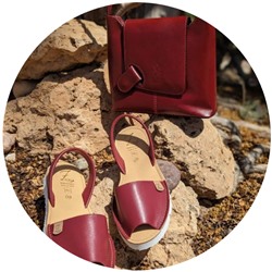 AB.Zapatos · 3202 · Granate+Vera Рelle colores БОРДОВЫЙ АКЦИЯ