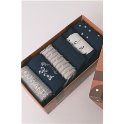 Pack 6 calcetines largos algodón Harry Potter