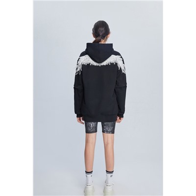 Sudadera de manga larga Negro