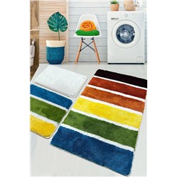 Chilai Home Orrio 3 Lü Set Yıkanabilir , Kaymaz Taban Banyo 8683264299551