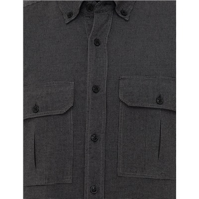 Siyah Regular Fit Uzun Kollu Gömlek