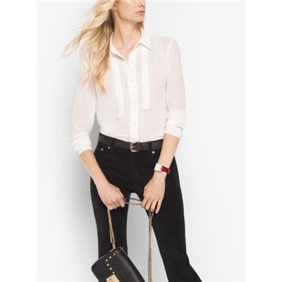 MICHAEL MICHAEL KORS  Selma Stretch-Velvet Flares