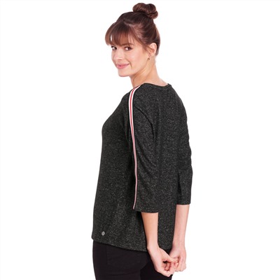 Damen Shirt mit Galonstreifen