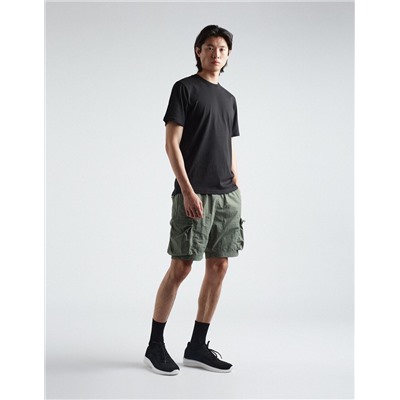 Technical Cargo Shorts, Men, Dark Green
