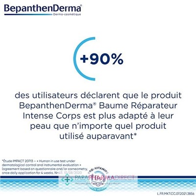 BepanthenDerma Baume Réparateur Intense Corps 200 ml