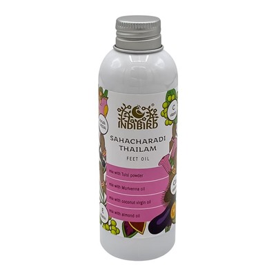 INDIBIRD Sahacharadi Thailam Feet massage oil Масло для ног Сахачаради Тайлам 150мл