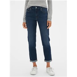 Mid Rise Girlfriend Jeans