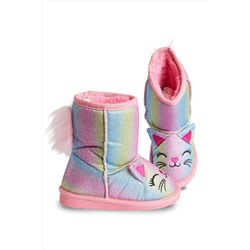 Denokids Kedi Renkli Simli Kız Çocuk Bot CFF-23S1-085