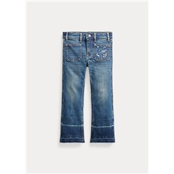 Girls 2-6x Floral-Patch Jenn Flare Jean
