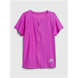 Kids Graphic Short Sleeve Rash Guard