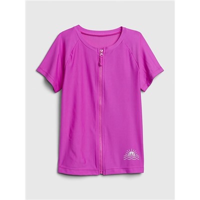 Kids Graphic Short Sleeve Rash Guard