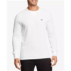 Men's Waffle-Knit Long-Sleeve Crewneck Thermal Top