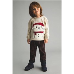 Defacto Erkek Bebek Ekose Desenli Flanel Pantolon Z4123A222WN