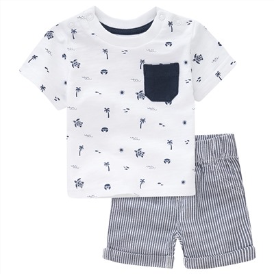 Newborn T-Shirt und Shorts im Set