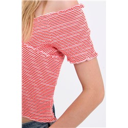 Top Rojo y blanco