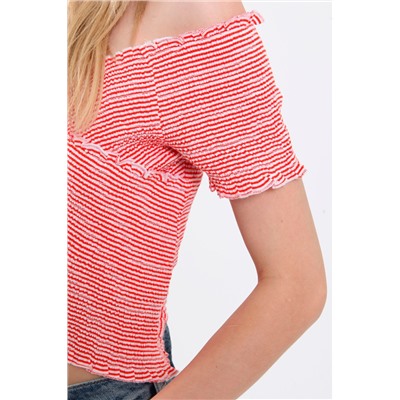Top Rojo y blanco