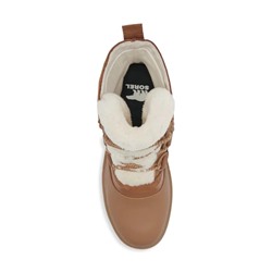 SOREL Joan of Arctic Next Lite Shearling-Trimmed Leather Boots