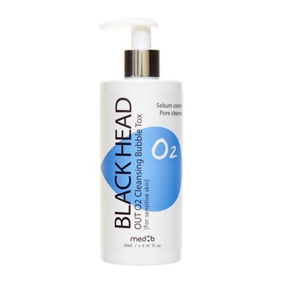MEDB Black Head OUT O2 Cleansing Bubble Tox Кислородная пенка для умывания против черных точек 280мл