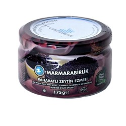 Паста "Marmarabirlik" Baharatli из черных оливок со СПЕЦИЯМИ 175 гр ст/б 1/12