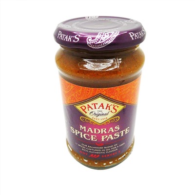 PATAK`S Madras spicy paste Паста Мадрас острая 283г