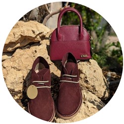 AB.Z. SAFARY VINO+Ab.Zapatos PELLE Peque (550) Granate АКЦИЯ