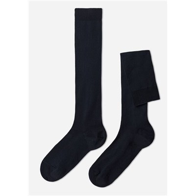 Lange Herrensocken aus elastischer Baumwolle