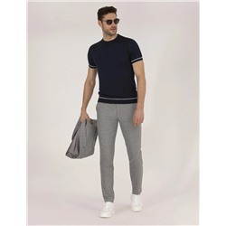 Koyu Lacivert Slim Fit Kazak