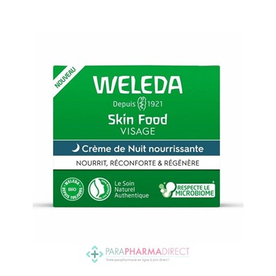 Weleda Skin Food Crème de Nuit Nourrissante 40ml