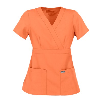 Grey's Anatomy Scrubs Modern Fit Mock Wrap Top