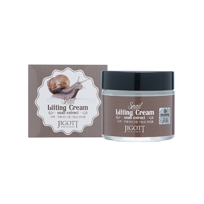 JIGOTT Snail Lifting Cream Лифтинг-крем для лица с муцином улитки 70мл