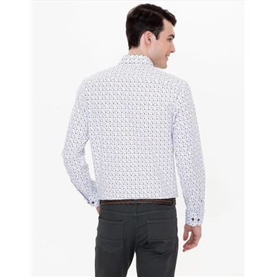 Haki Slim Fit Uzun Kollu Gömlek