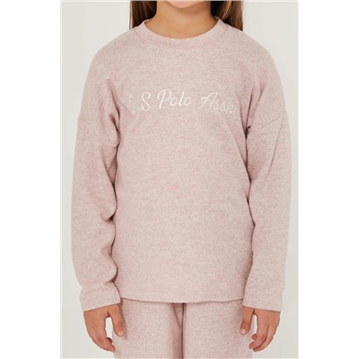 Kız Çocuk Pembe Pijama Takımı