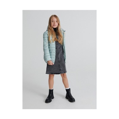 Steppjacke mit Kapuze