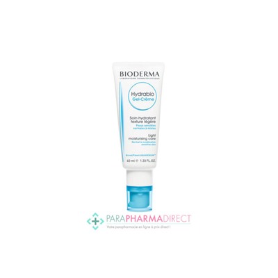 Bioderma Hydrabio Gel-Crème Soin Hydratant Texture Légère 40ml