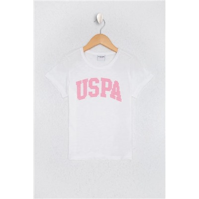 U.S. Polo Assn., Beyaz Kız Çocuk T-Shirt